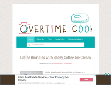 Tablet Screenshot of overtimecook.com